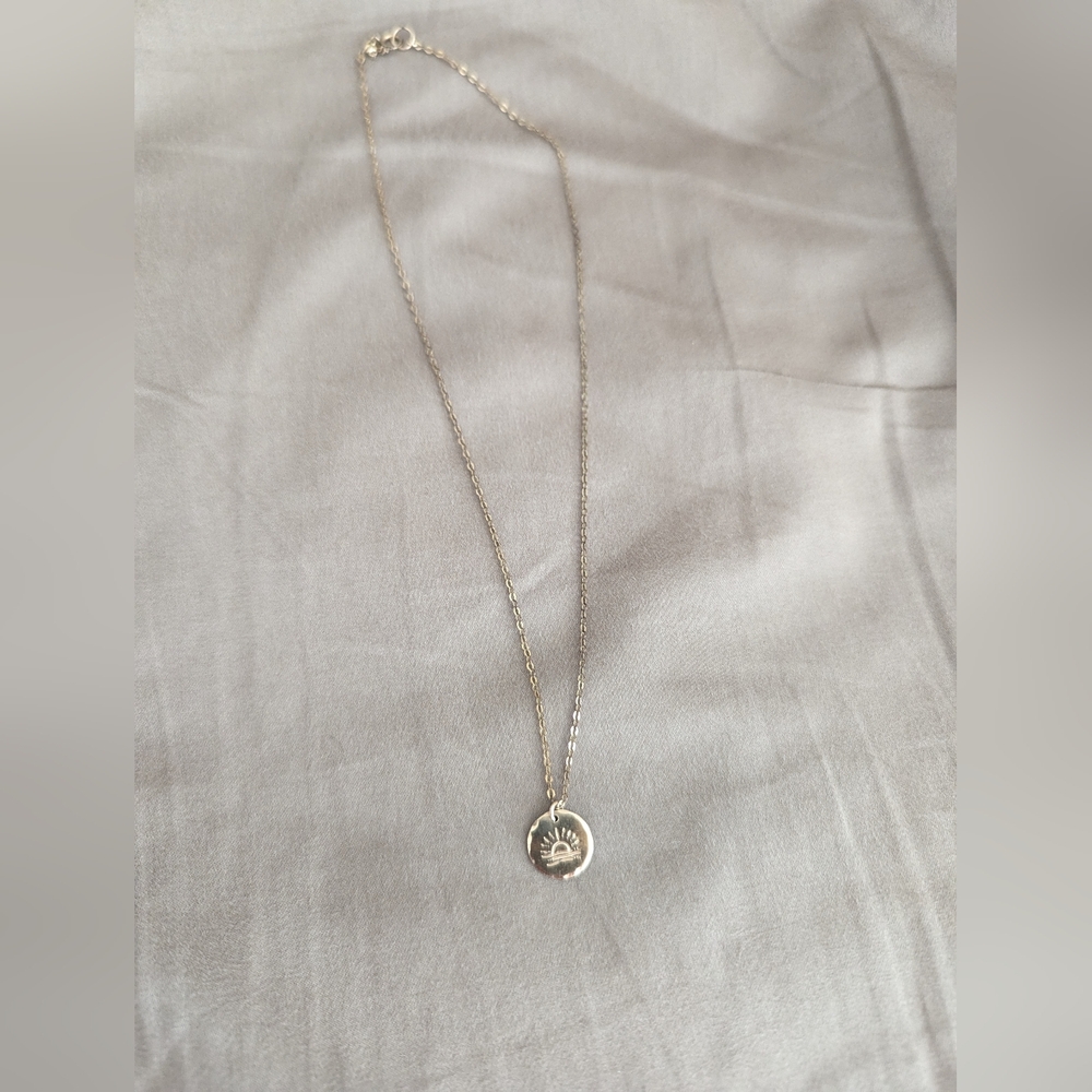 Sunrise Gold Filled Necklace 🌄